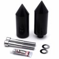 Spike Frame Slider Crash Protector Billet Aluminum For 1999-2002 Yzf R6 Yzfr6 Black Mt290-009