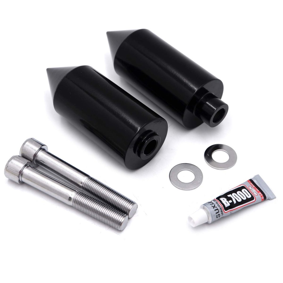 Spike Frame Slider Crash Protector Billet Aluminum For 1999-2002 Yzf R6 Yzfr6 Black Mt290-009