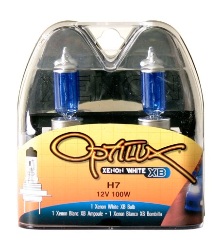 Optilux H71070307 By Hella Xb Series H7 Xenon White Halogen Bulb Set 12v 100w