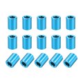 15 Pcs Round Aluminum Standoff Column Spacer 3 1x6x6mm Idxodxh Aqua Blue For Drone Fpv Quadcopter Racing Rc Multirotors Parts 