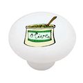 Olive Crock Decorative High Gloss Ceramic Drawer Knob 