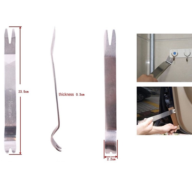 Polarlander 17 Pcs Auto Car Radio Dvd Gps Removal Tools Door Panel Dashboard Clip Trim Installation Pry Disassembly