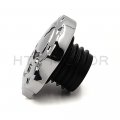 Httmt Mt439-002- Motorcycle Skull Fuel Gas Tank Cap Cover Compatible With H-d Dyna Softail Sportster 84-15