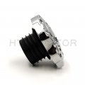 Httmt Mt439-002- Motorcycle Skull Fuel Gas Tank Cap Cover Compatible With H-d Dyna Softail Sportster 84-15