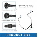 A Absopro Coolant Breather Pipe Radiator 166-500-02-91 166-500-10-91 Overflow Hose Expansion Tank Recovery Line For