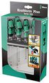 05105650001 334 Kraftform Plus Lasertip Screwdriver Set With Rack 6 Pieces Slotted And Phillips Drive Tips Stainless Steel