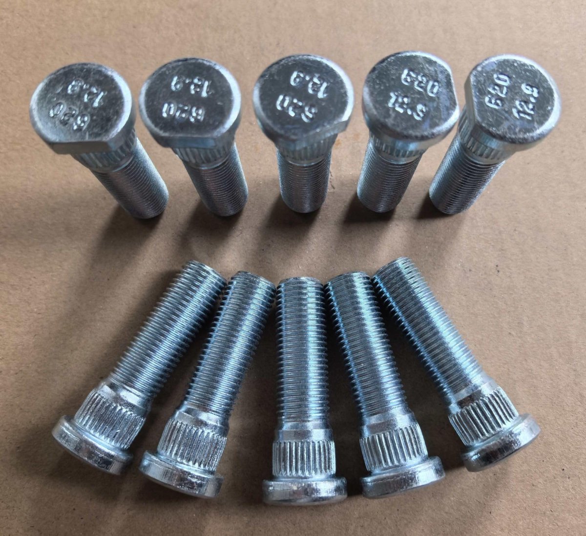 10pcs M14 1 50 Serrated Wheel Stud Bolts 610 620 For 2015 2024 Ford Mustang Edge 19 23 Lincoln Nautilus 17 20 Mkz Mkx 15 83mm