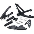 Krator Yamaha Yzf-r1 2007-2008 Front Foot Rests Assembly Kit Frame Fittings Stay Step Fitting Footrests Bracket