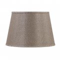 Aspen Creative 32088 Hardback Empire Transitional Spider Shade Rattan Look Texture Fabric 12 Top X 16 Bottom 11 Height 