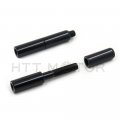 Httmt Mt387-001- Black 2 Inches Mirror Extensions Kit Compatible With H-d Softail Sportster Dyna Touring