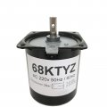 Tubular Turbine 220v 68ktyz 2 5rpm To 110rpm Synchronous Motor 28w Ac Permanent Magnet Metal Geared Slow Speed Lathe Generator 