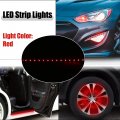 X Autohaux 10 Pcs 30cm 1ft Interior Universal Led Strip Light 12v Flexible Waterproof Underglows For Cars Truck Motorcycles