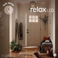 General Electric Relax Hd Soft White 60w Frosted Ca11 8-pack