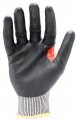 Command Touchscreen Knit Foam Nitrile Work Gloves A6 Cut Resistant Small Grey Black Red Kkc6fn-02-s 
