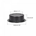 Uxcell Finger Flush Pull Handle 2pcs Outer Dia 42mm 1 65 Black With Plates