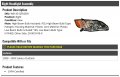 Right Passenger Side Halogen Headlight Assembly Compatible With 2008-2009 Subaru Outback