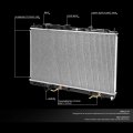 Oem-ra-1907 Factory Style Full Aluminum Core Cooling Radiator For 1997 2002 Mirage High Performance Engine Front Fitment
