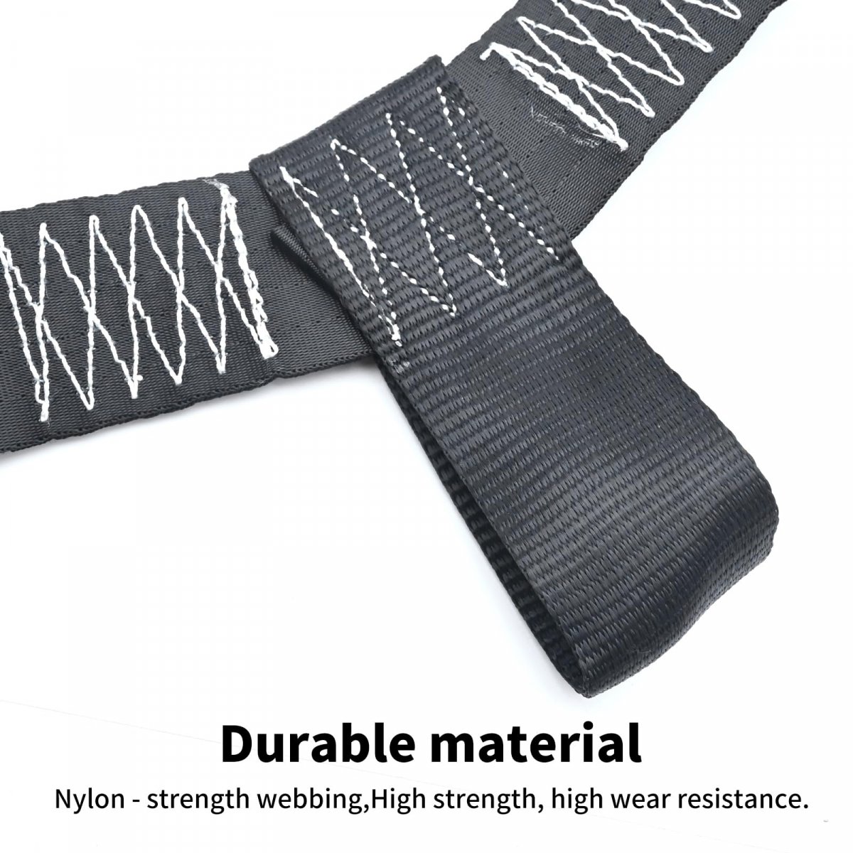 Motorcycle Rear Wheel Tie Down Strap Wear Resistant Transport Belt For Motorcycles Trucks And Cars Black