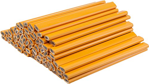 Yellow Carpenter Pencils 72 Count Bulk Box