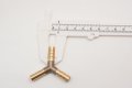 Autobahn88 3-way Y-piece Brass Copper Vacuum Hose Joiner Od 8mm 5 16  Pack Of 2