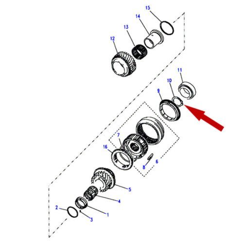 Land Rover Defender Discovery Range Classic P38 R380 Gearbox Mainshaft Circlip Part Ftc3697