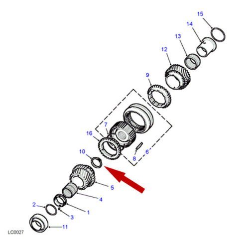 Land Rover Defender Discovery Range Classic P38 R380 Gearbox Mainshaft Circlip Part Ftc3697
