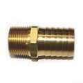 Fm99-7 Brass Hose Barb Fitting Connector 1 In X 3 4 Npt Male End Max Working Pressure 250 Psi Cnc Machined Construction 