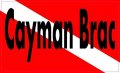 Stickertalk Cayman Brac Diver Down Flag Vinyl Scuba Sticker 5 Inches By 3 