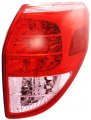Evan-fischer Tail Light Lens And Housing For 2006-2008 Toyota Rav4 Led Clear Red Set Of 2 Passenger Driver Side 