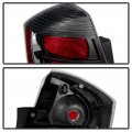 2010-2012 Nissan Sentra Se-r Sr Black Rear Replacement Tail Light Driver Side Only