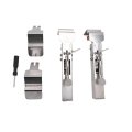 Drawer Front Installation Clamps 420 Stainless Steel Adjustable Fixing Clamp With Bow Shaped Clips 2 Pieces