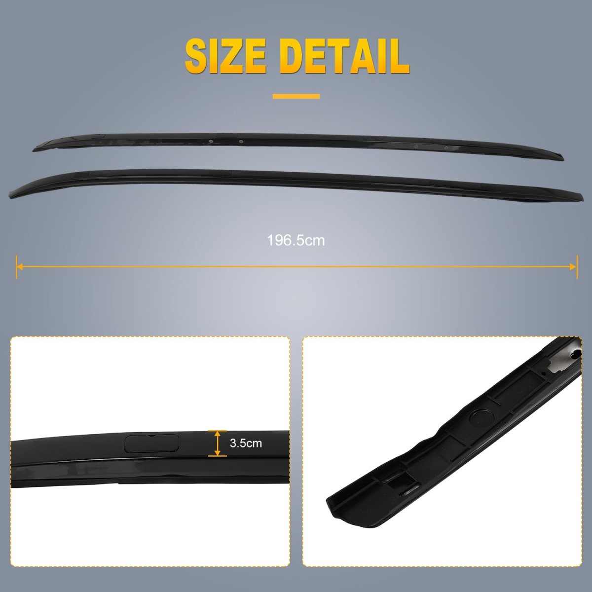 Roof Rack Side Rails Fit For Honda Cr-v 2023 Luggage Racks Rooftop Cargo Carrier Bag Kayak Canoe Bike Snowboard Skiboard