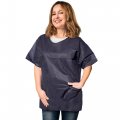 Amz Medical Supply Disposable Shirts 2xl Dark Blue Polypropylene Scrub 10 Pack Breathable Nurse Scrubs Shirt 55 Gsm Lightweight 
