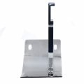 Hongk- Chromed Curved Side Mount License Plate Tag Holder Bracket Compatible With Yzf-r6s Yzf-r1 B01c0srr1y