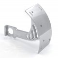 Hongk- Chromed Curved Side Mount License Plate Tag Holder Bracket Compatible With Yzf-r6s Yzf-r1 B01c0srr1y