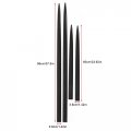 Qiilu Door Molding Trim Kit Strips Waterproof Body Side Bright Black Universal Protector Automotive