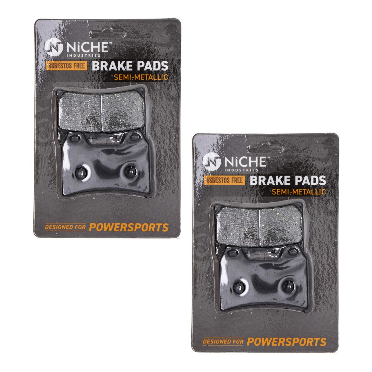 Niche Brake Pad Set For Victory Sport Cruiser Hammer Front Rear Semi-metallic