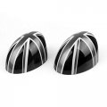 Mad Hornets 2pcs Union Jack Wing Mirror Covers For Mi-ni Coo-per R55 R56 R60 Power Fold 