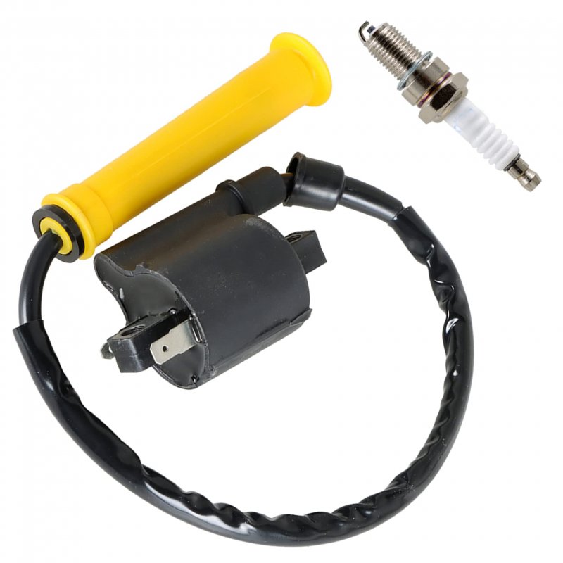 Ignition Coil And Spark Plug With Cap Replacement For Honda Rancher 420 Trx420 30510-hp5-601 2007-2013