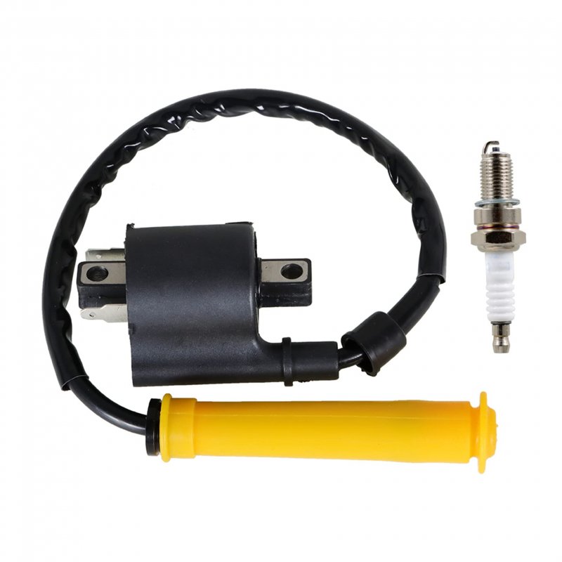 Ignition Coil And Spark Plug With Cap Replacement For Honda Rancher 420 Trx420 30510-hp5-601 2007-2013