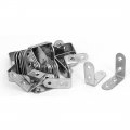 40mm Long Stainless Steel 90 Degree L Shaped Angle Bracket Brace Support 40pcs 