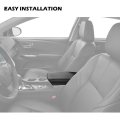 Center Console Armrest Cover For Toyota Avalon 2013 2014 2015 2016 2017 2018 Black Synthetic Leather