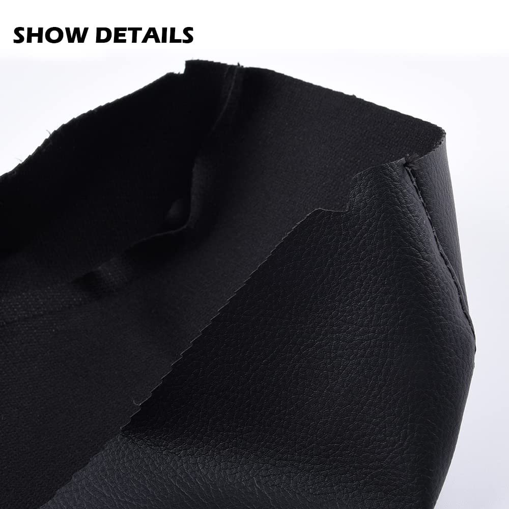 Center Console Armrest Cover For Toyota Avalon 2013 2014 2015 2016 2017 2018 Black Synthetic Leather