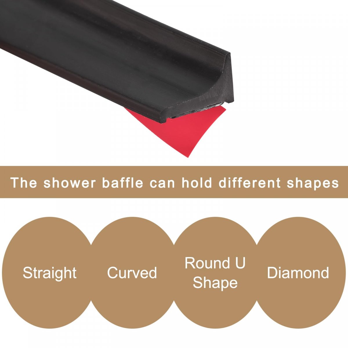 Water Barrier For Sink 100 Inch Stopper Shower Blocker Kitchen Countertop Cooktop Bathroom To Keeps Wet And Dry Separation