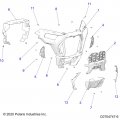 Polaris Rzr Winch Cover Gloss Black Genuine Oem Part 5455436-070 Qty 1