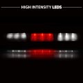 Amerilite For 2015-2018 Chevy Colorado Gmc Canyon Full Led Smoke 3rd Brake Lamp High Mount Stop Light Assembly