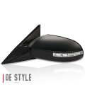 Ni1320196 Factory Style Driver Left Side Mirror Manual Folding Power Adjust Turn Signal Compatible With Maxima 09-14 Paint To