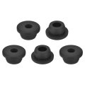 5pcs Rubber Grommets 13 16 20mm Drill Hole 7 11mm Id Top Hat Grommet Black Silicone Plug Gasket For Wiring Automotive 