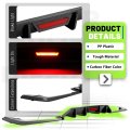 Jmtaat Rear Bumper Diffuser For 2021-2023 Hyundai Elantra All Models Lower Lip Splitter Valance Spoiler Carbon Fiber Color