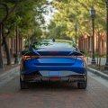 Jmtaat Rear Bumper Diffuser For 2021-2023 Hyundai Elantra All Models Lower Lip Splitter Valance Spoiler Carbon Fiber Color 